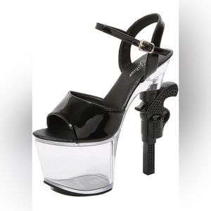 Unisex High Heel Super Pumps Sexy Stripper Shoes